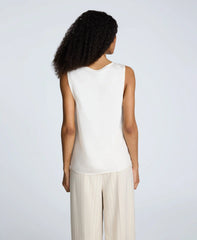 Satin Scoop Neck Tank