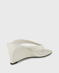 Susannah Leather Thong Wedge Sandal