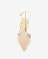 Umi T-Strap Suede Heel