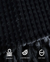 Textured Solid Throw Blanket