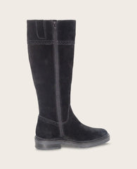 GENTLE SOULS - Wheron Suede Tassel Pull Side Zip Lug Boot