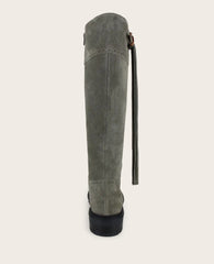 GENTLE SOULS - Wheron Suede Tassel Pull Side Zip Lug Boot