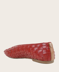 GENTLE SOULS - Willow Woven Leather Flat