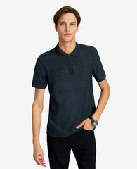 Zip-Up Knit Polo