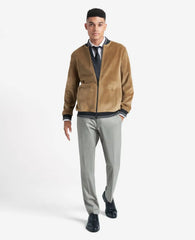 Slim-Fit Stretch Twill Dress Pant