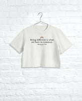 Women's DIFFERENT Cropped Tee