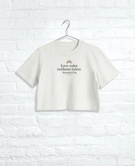 Women's LOVE Cropped Tee