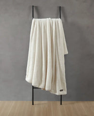 Faux Fur Solid Throw Blanket