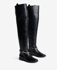 Maza Leather Riding Boot