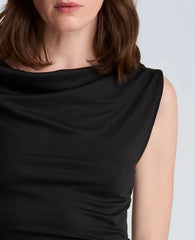 Ruched Waist Midi Off-The-Shoulder Dress