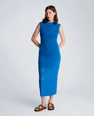 Draped Detailed Modern Midi Dress