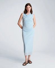 Draped Detailed Modern Midi Dress