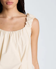 Ruched Crop Tank