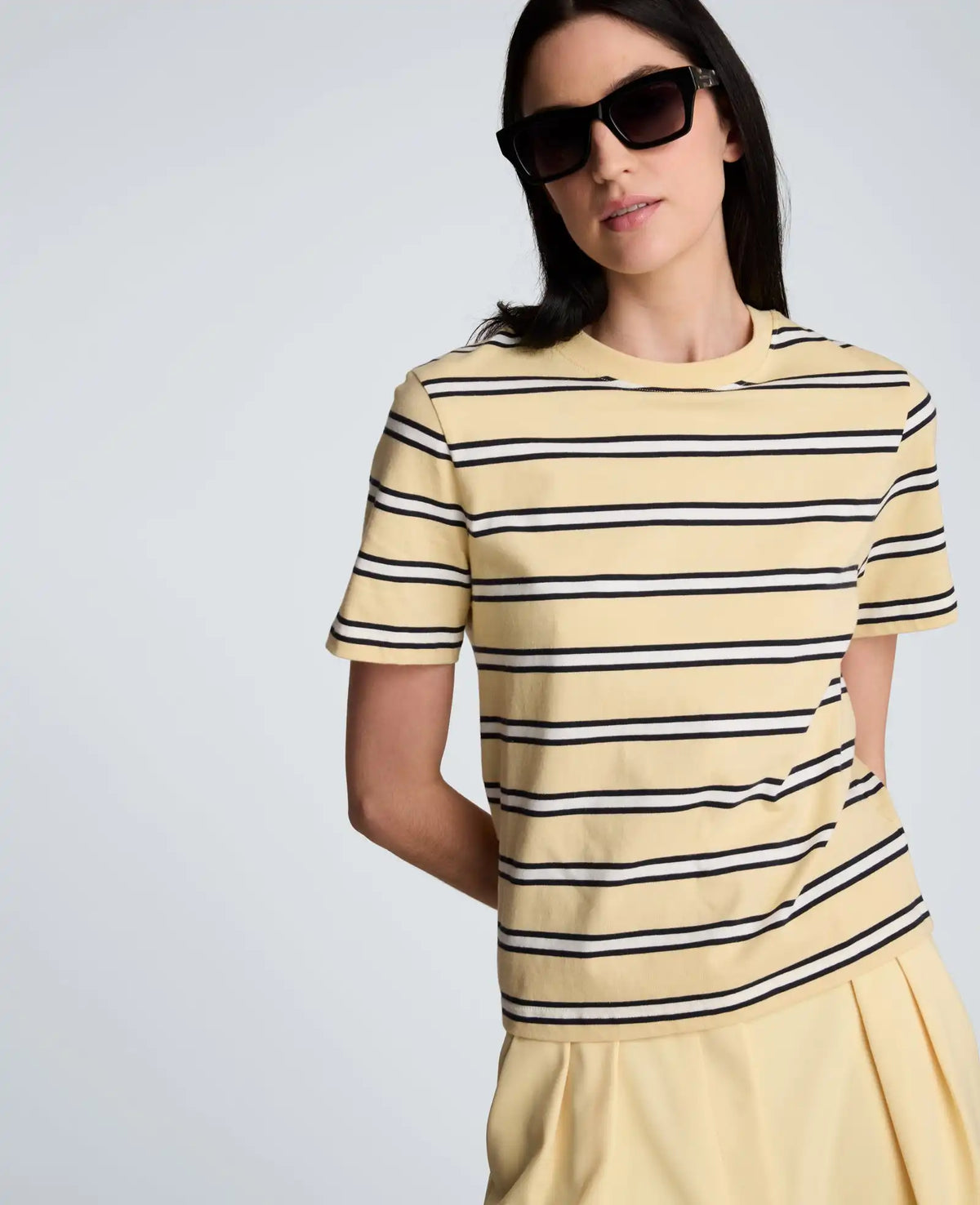 Crewneck Stripe Tee