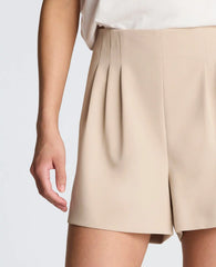 Vision Twill High Rise Side Zip Short