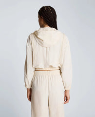 Zip Shoulder Hoodie with Front Zip