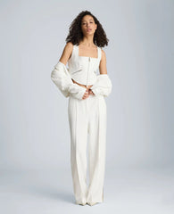 Fitted Zip Front Bodice with Zip Pockets