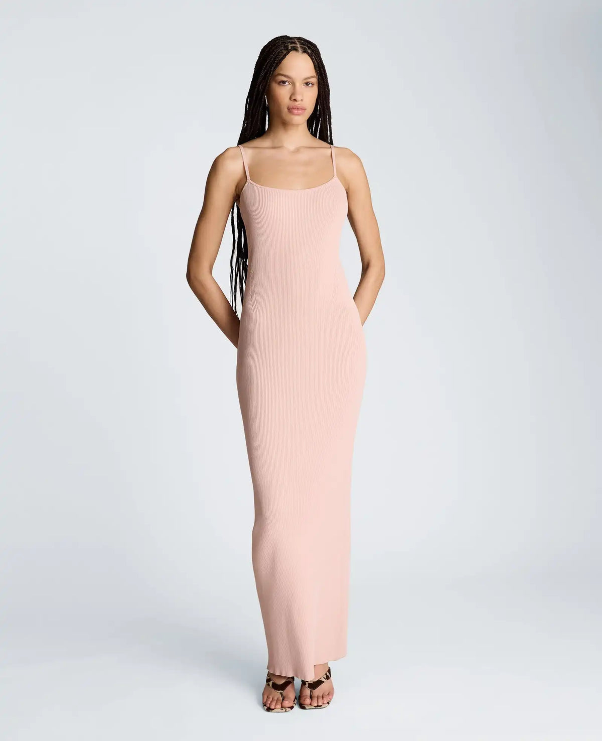 Ribbed Cami Sweater Dress