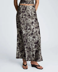 Pull On Flare Maxi Skirt