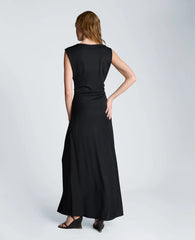 Drape Waist Maxi Dress