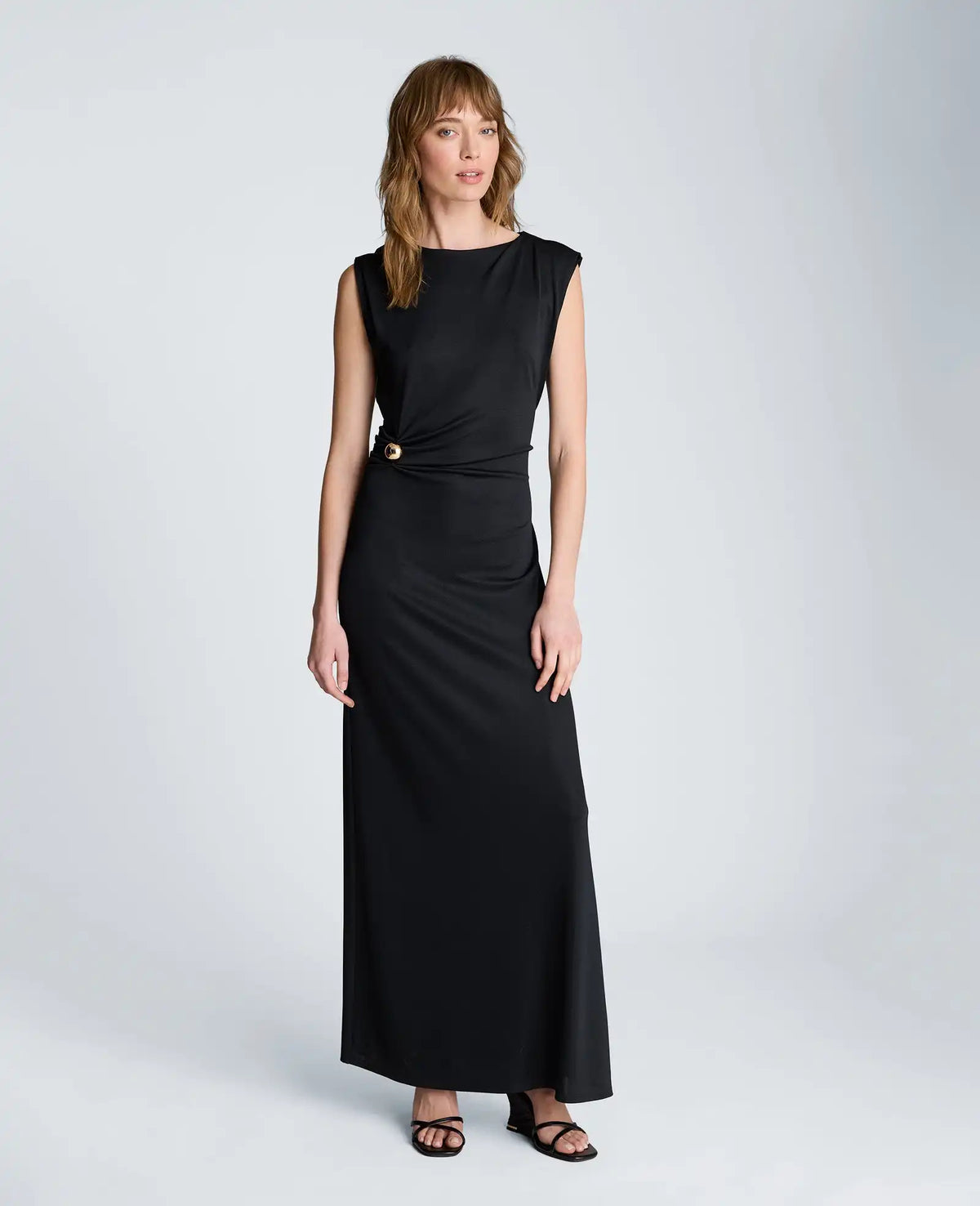 Drape Waist Maxi Dress