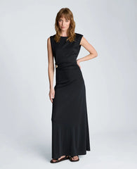 Drape Waist Maxi Dress
