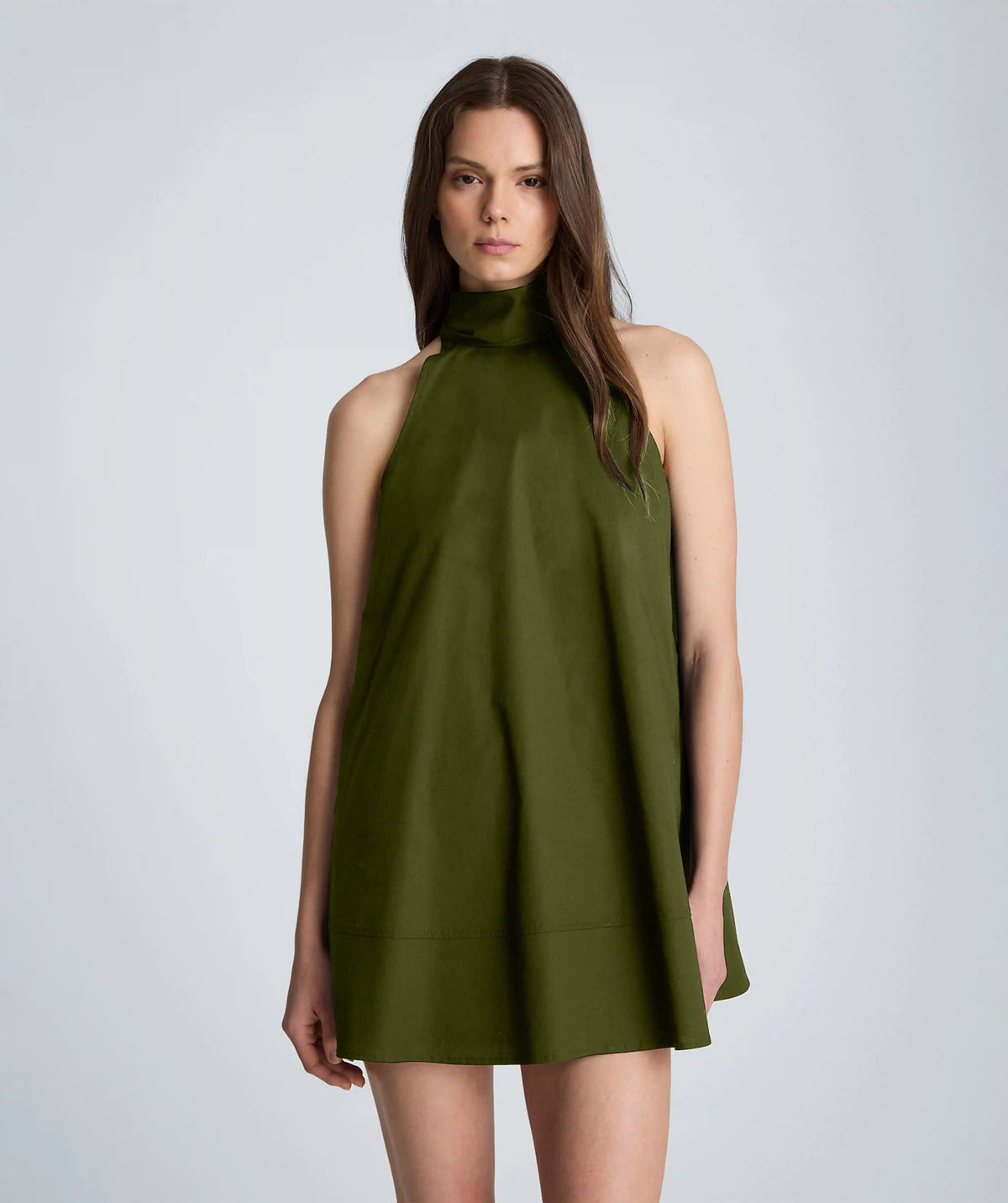 Tie Back Halter Midi Dress