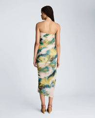 Strapless Ruched Dress