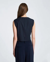 Boxy Four Button Vest