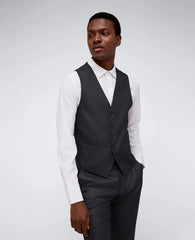 Kenneth Cole Reaction Ready Flex Slim-Fit Suit Separate Vest