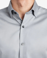 Regular-Fit Button-Down Stretch Dress Shirt with TEK FIT