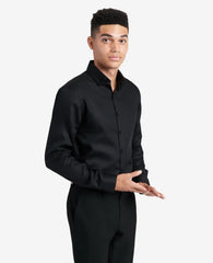 Slim-Fit Button-Down Stretch Dress Shirt with TEK FIT