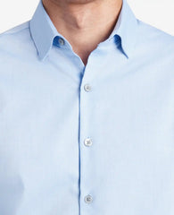 Slim-Fit Button-Down Stretch Dress Shirt with TEK FIT