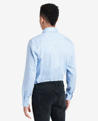 Slim-Fit Button-Down Stretch Dress Shirt with TEK FIT
