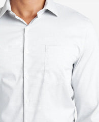 Slim Fit Sustainable Stretch Collar Solid Dress Shirt with TEK FIT