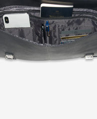 Colombian Leather Flapover Messenger Bag