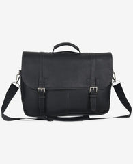 Colombian Leather Flapover Messenger Bag