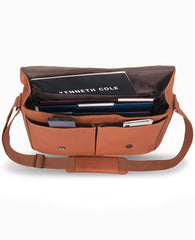 Colombian Leather Crossbody Messenger Bag