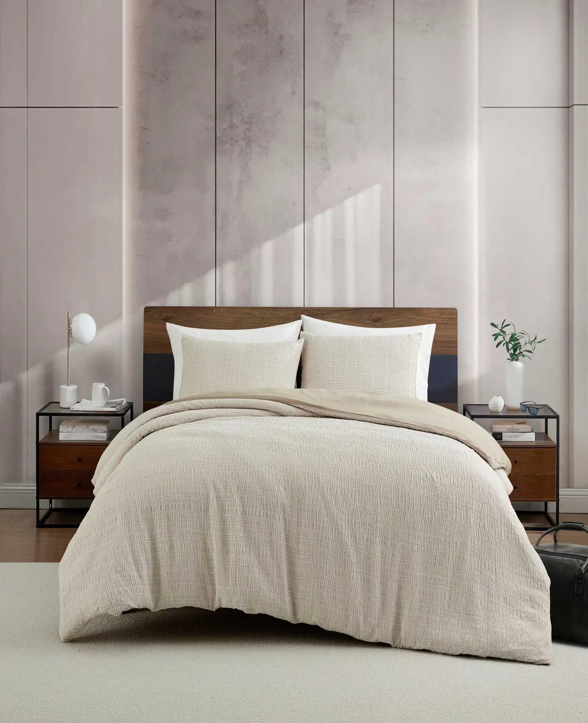 Stitched Gauze Comforter Set