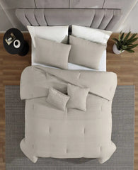 Variegated Waffle Comforter Set