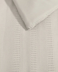 Variegated Waffle Comforter Set