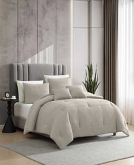 Variegated Waffle Comforter Set