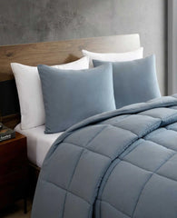 Stonewashed Solid Comforter Set