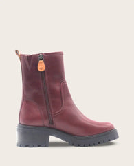 GENTLE SOULS - Bailah Leather Side Zip Lug Boot