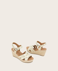 GENTLE SOULS - Caspian Leather Espadrille Wedge