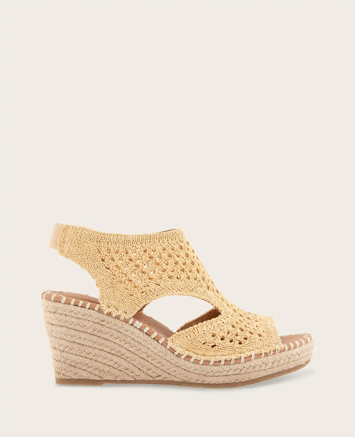 GENTLE SOULS - Cody Knit Espadrille Wedge