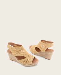 GENTLE SOULS - Cody Knit Espadrille Wedge