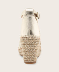 GENTLE SOULS - Coolie Metallic Espadrille Wedge