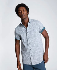 Short Sleeve Sport Shirt with Chest Pocket