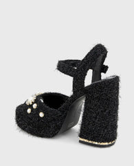 Dolly Charms Fabric Platform Sandal